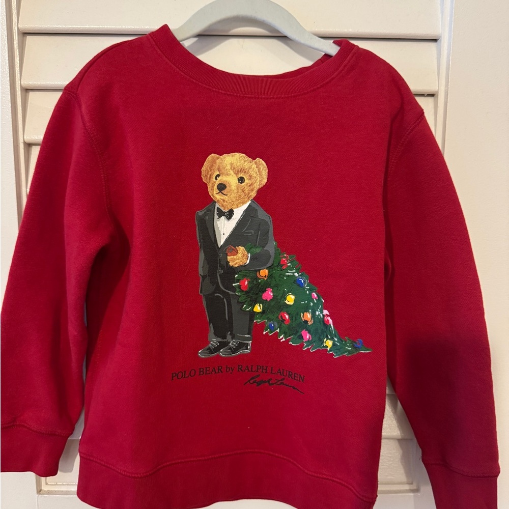 Kids Holiday Polo Sweatshirt